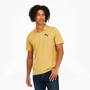 Puma Yellow Polo Shirt Classic Short Sleeve

#1007